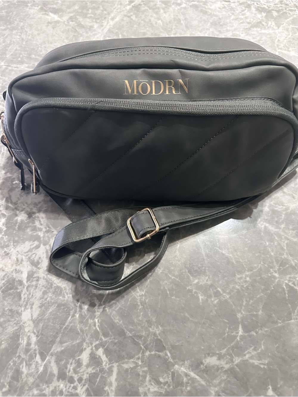 MoDRN Emma Lets Go Crossbody, Unisex, Gray Handbag, 6.89 in, Zipper, Toddler